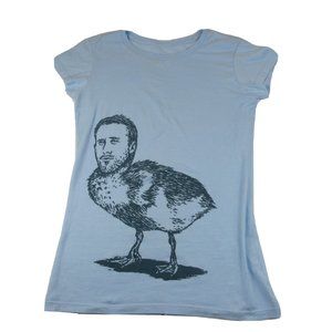 Ryan Gosling Graphic Alstyle Women's T-Shirt Size Medium Blue Funny